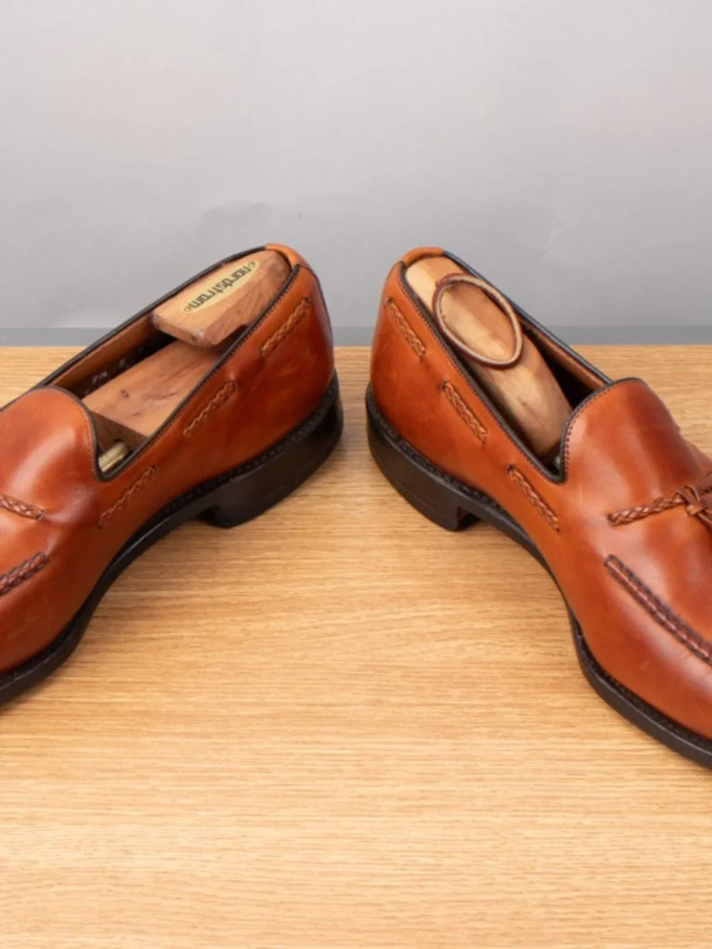 Allen Edmonds Pembroke Shoes Men's 9.5 E Walnut Brown Leather
